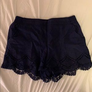 Xhiliration Navy blue shorts